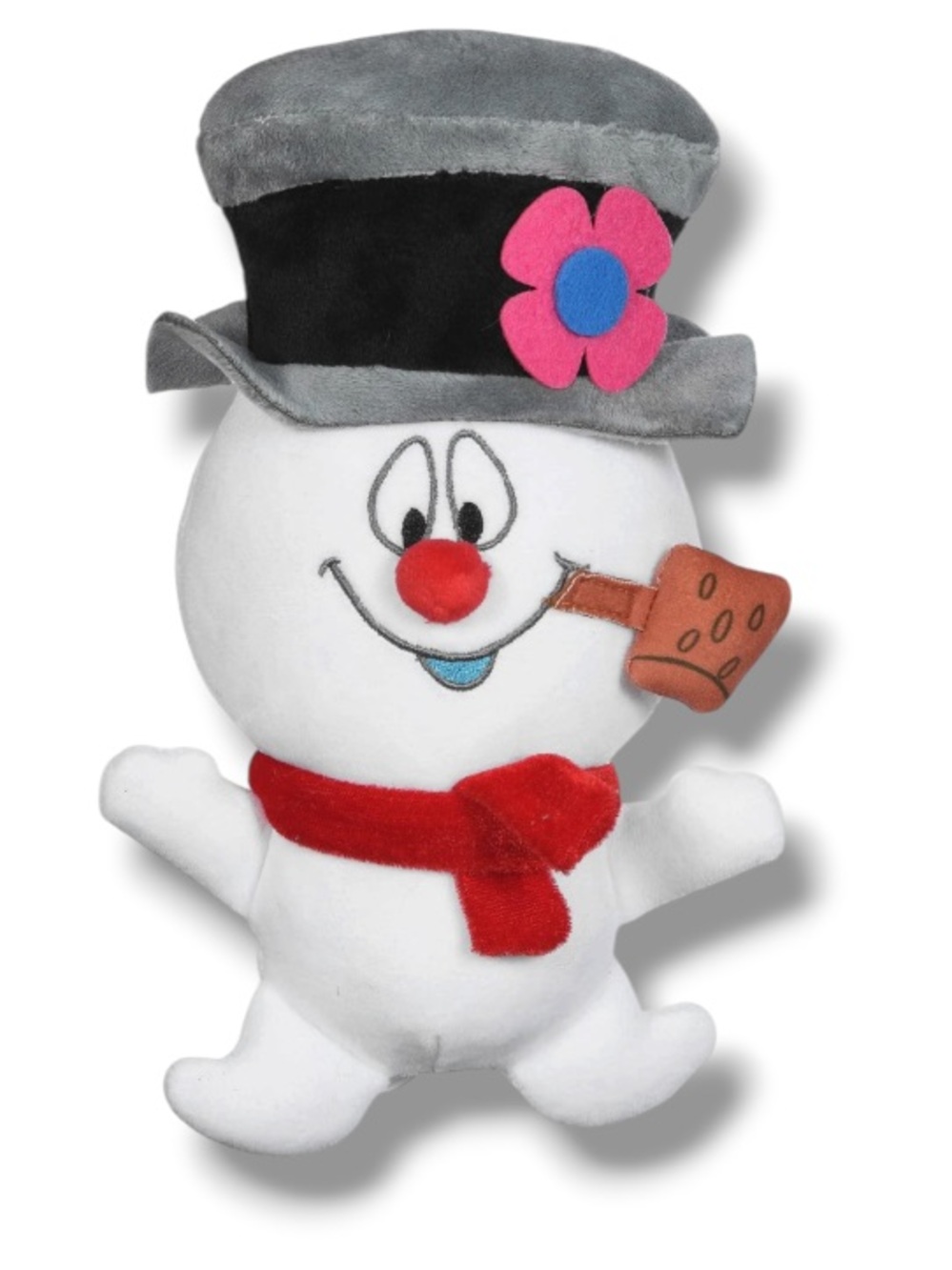 Frosty The Snowman Holiday Dog Plush Squeaker Toy Squeaky Doll or Home Decor